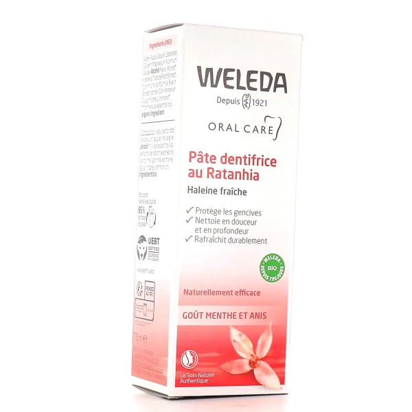 Weleda Pâte Dentifrice au Ratanhia