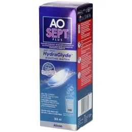 AOSEPT Plus Avec Hydraglyde + 1 Etui à Lentilles