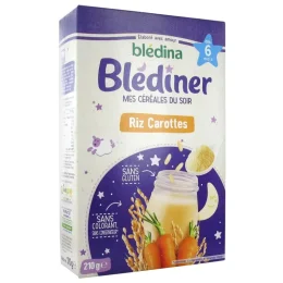 Blediner Riz Carottes 210 g Des 6 Mois