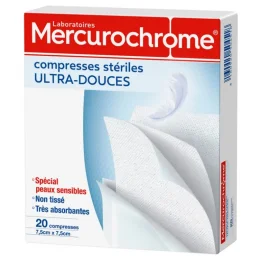 Compresses Stériles Ultra-Douces 20 Unités