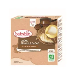 Crème Semoule au Lait de Vache Français - Cacao
