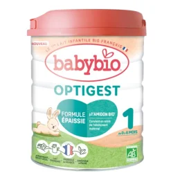 BABYBIO OPTIGEST 1 Lait en Poudre Bebe BIO 0-6 Mois - 800g