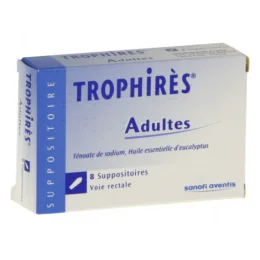 Trophires Adulte Boite de 8 Suppositoires