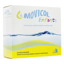 MOVICOL 3350 Norine Enfants Poudre - 20 sachets