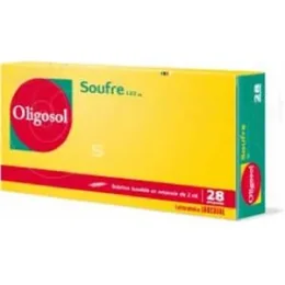Oligosol Soufre 28 Ampoules