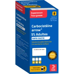 ARROW CARBOCISTEINE 5% Adultes Sirop Sans Sucre - 200ml