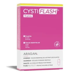 ARAGAN CYSTIFLASH - 10 Gelules
