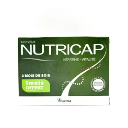 Nutrisanté Nutricap kératine vitalité cheveux et ongles