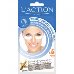 L'ACTION PARIS Patchs Hydrogel Anti-Rides Yeux Ginseng X6