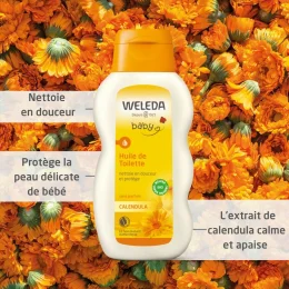 Weleda huile de toilette bébé calendula
