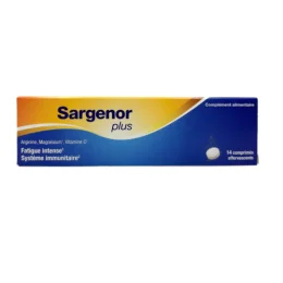 SARGENOR PLUS Fatigue Intense - 14 Comprimes Effervescents