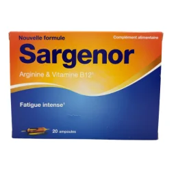 SARGENOR Fatigue Intense 1g - 20 Ampoules Buvables