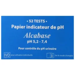 Alcabase Papier Indicateur de pH 52 Tests