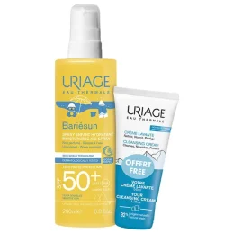 Bariésun Spray Enfant Hydratant Très Haute Protection Spf50+ 200 ml + Crème Lavante 50 ml Offerte