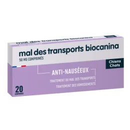 BIOCANINA Mal Des Transports Chiens Chats - 20 Comprimes