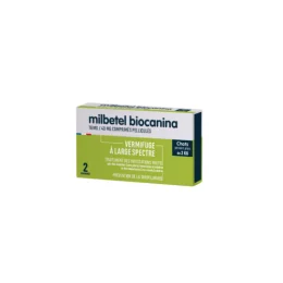 BIOCANINA MILBETEL Chat +2kg Vermifuge - 2 Comprimes