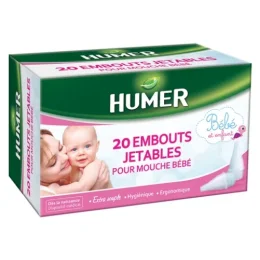 20 Embouts Jetables pour Mouche Bébé