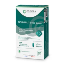 CODIFRA NORMALITE Nez Gorge - 14 Gelules