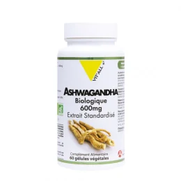 VITALL+ ASHWAGANDA 600mg Extrait Standardise - 60 Gelules