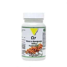 Vit'All+ OMEGA 7 500mg Huile d'Argousier 60 capsules