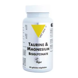 Vit'All+ Taurine & Magnesium Bisglycinate 60 gélules végétales