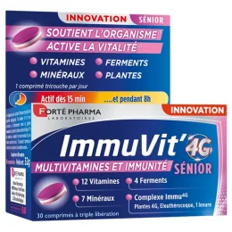 Immuvit'4G Sénior 30 Comprimés