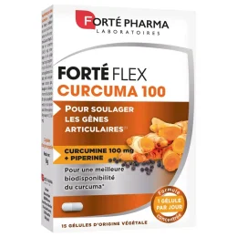 Forté Flex Curcuma - 100 - - 15 Gélules