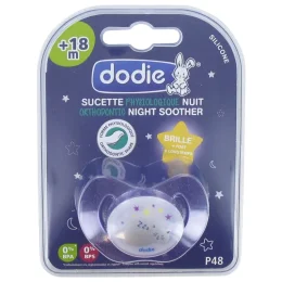 Sucette Physiologique Nuit - +18Mois - Chat/Constellations - P48
