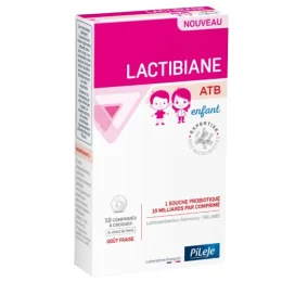PILEJE LACTIBIANE ATB Enfant Gout Fraise - 10 Comprimes