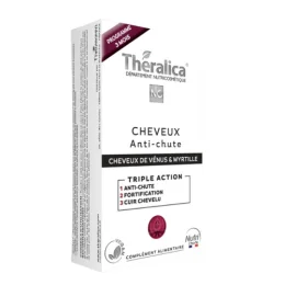 THERALICA ANTI CHUTE de CHEVEUX Cure 3 Mois - 90 Gelules