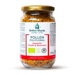 BALLOT FLURIN POLLEN POLYFLORAL Immunite Vitalite et Resistance - 210g