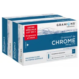 Chrome 200 Lot de 2 x 30 Ampoules