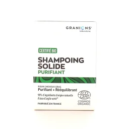 Granions Cheveux Shampoing Solide Purifiant Bio