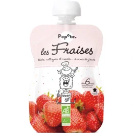 POPOTE GOURDE Les Fraises - 120g