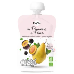 POPOTE GOURDE Les Prunes et La Poire - 120g