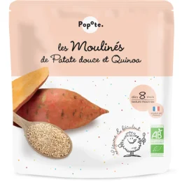 POPOTE LES MOULINES Patate Douce et Quinoa Des 8 mois - 180g