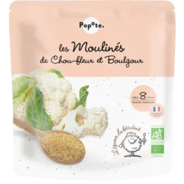 POPOTE LES MOULINES Chou-fleur - Boulgour +8 mois - 180g