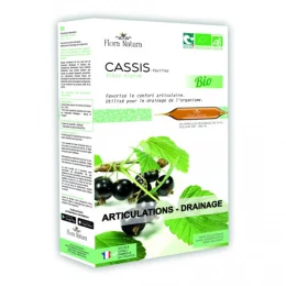 Flora Natura Cassis Bio Articulations et drainage 20 ampoules