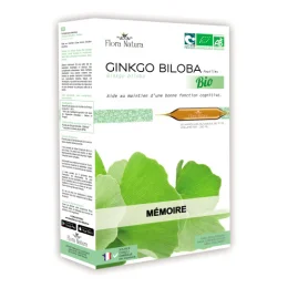 Flora Natura Ginkgo Biloba Bio Mémoire 20 ampoules
