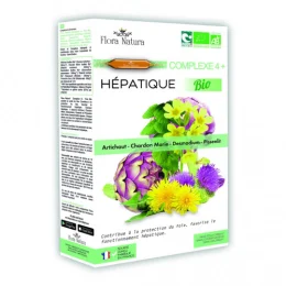 Flora Natura Hépatique Bio Complexe 4+ Artichaut 20 ampoules