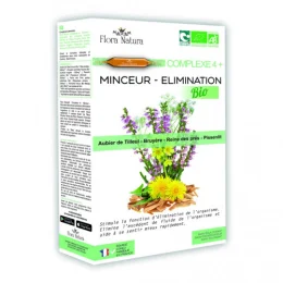 Flora Natura Minceur bio Complexe 4+ 20 ampoules