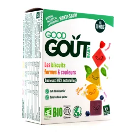 Good Goût Biscuits Bio Bébé Formes et Couleurs