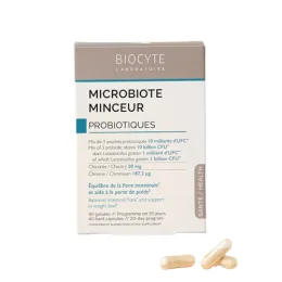 BIOCYTE MICROBIOTE MINCEUR Probiotiques - 40 Gelules