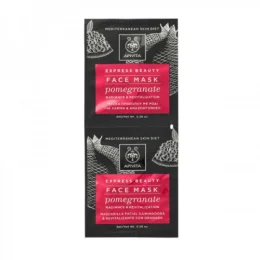 Apivita Express Beauty Masque Visage Radiance & Vitalité à la Grenade 2x8ml