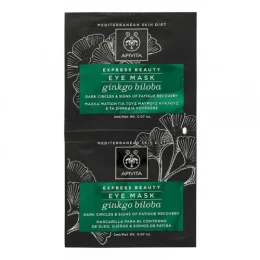 Apivita Express Beauty Masque Contour des Yeux Cernes et Signes de Fatigue 2x2ml