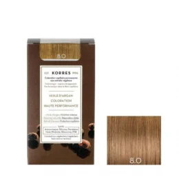 KORRES Huile d'argan Coloration Permanente BLOND CLAIR 8.0