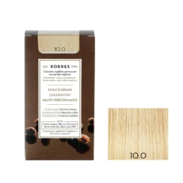 KORRES Huile d'argan Coloration Permanente BLOND PLATINE 10.0
