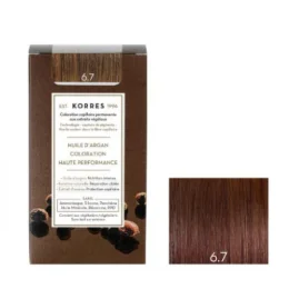 KORRES Huile d'argan Coloration Permanente BLOND FONCÉ MARRON 6.7