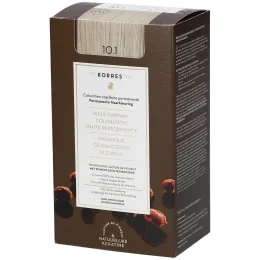 KORRES Huile d'argan Coloration Permanente BLOND PLATINE CENDRÉ 10.1