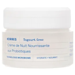 KORRES YAOURT GREC Creme de Nuit Nourrissante aux Probiotiques - 40ml